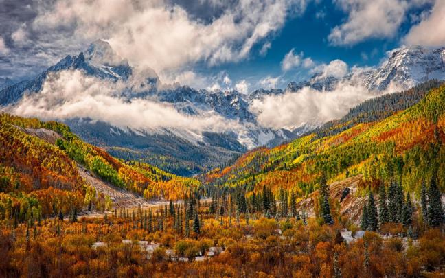 Autumn Mountain Landscape HD Wallpaper | Background Image | 1920x1200 