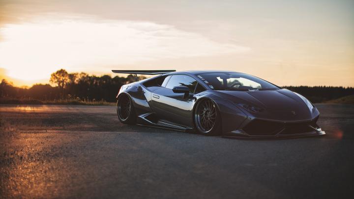 Rohman: Lamborghini Huracan Black Hd Wallpapers 1080p