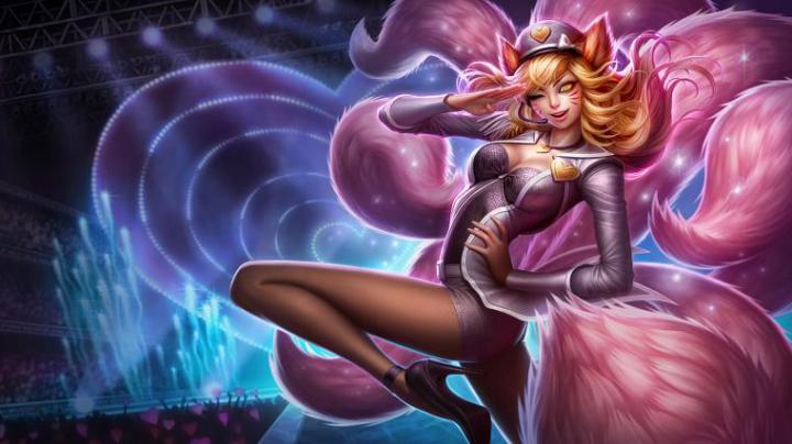 Free download AHRI League of Legends Fan Splash by KNKL [1920x1080] for 