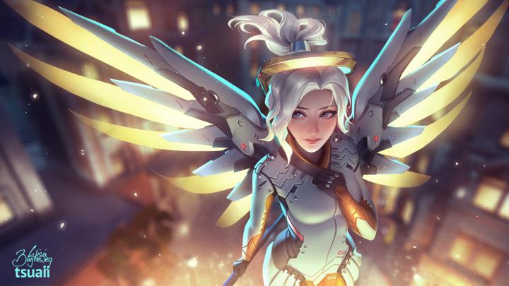 Mercy Overwatch wallpaper \u00b7\u2460 Download free cool full HD backgrounds for 