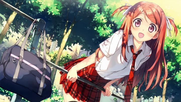 Anime Girl background \u00b7\u2460 Download free amazing full HD wallpapers for 