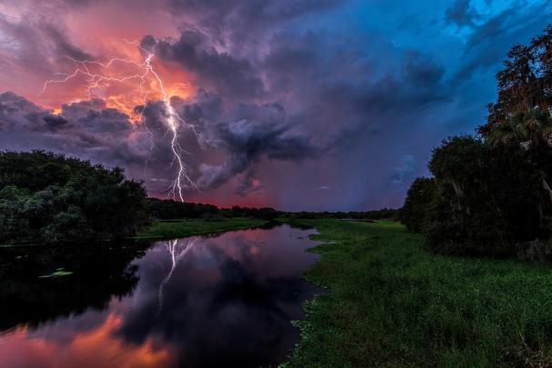 clouds, Trees, River, Storm Wallpapers HD \/ Desktop and Mobile Backgrounds