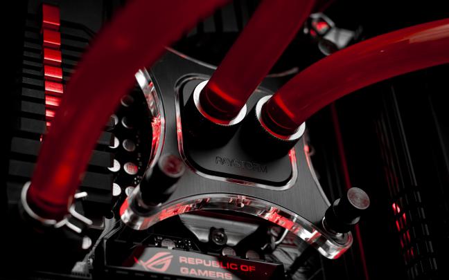 ASUS, Republic of Gamers, Computer, PC gaming, Water cooling Wallpapers 