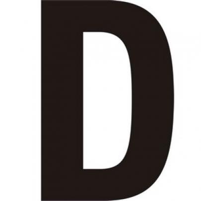 Initial Monogram Self-Adhesive self-adhesive vinyl letters vinyl 75mm 