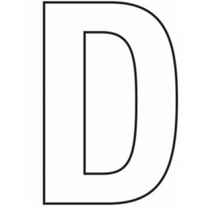 Initial Monogram Self-Adhesive self-adhesive vinyl letters vinyl 75mm 