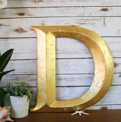 Large Vintage Shop Letter \u0026#39;d\u0026#39; By Bonnie And Bell | notonthehighstreet.com