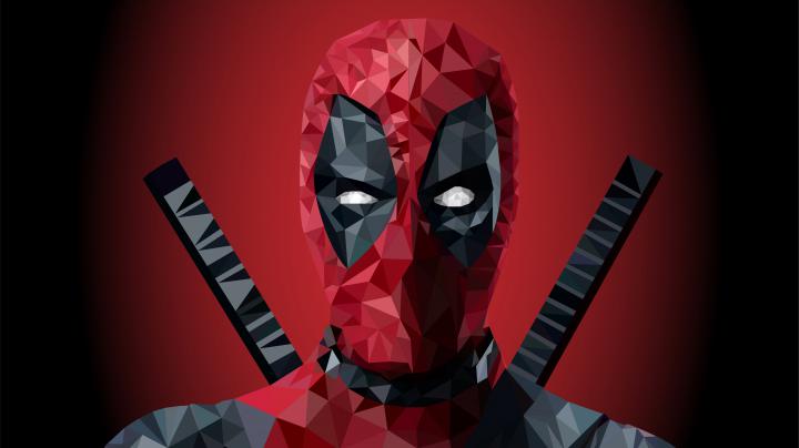 Deadpool Low Poly Art 4k, HD Superheroes, 4k Wallpapers, Images 
