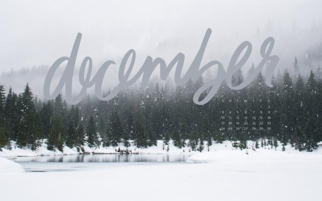 Free, Downloadable Tech Backgrounds for December! | The Everygirl