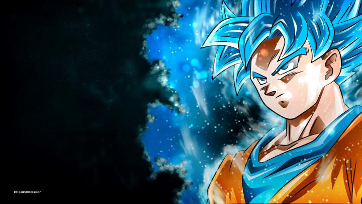 Goku Blue Wallpapers \u00b7\u2460 