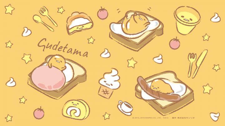 Gudetama wallpaper, Sanrio wallpaper, Gudetama