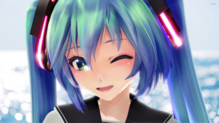 [46+] Anime Hatsune Miku Wallpaper 