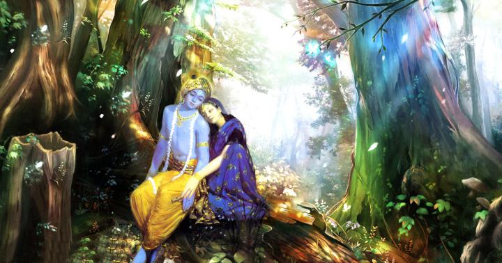 4K wallpaper: Radha Krishna Hd Wallpapers 1920x1080
