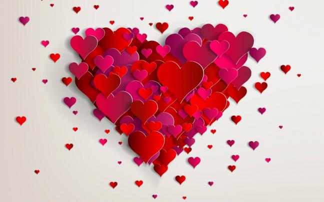 [76+] Heart Desktop Backgrounds 