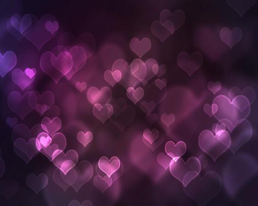 Purple Hearts Wallpapers