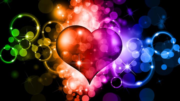 heart, Heart shaped, Colorful, Graphic design Wallpapers HD \/ Desktop 