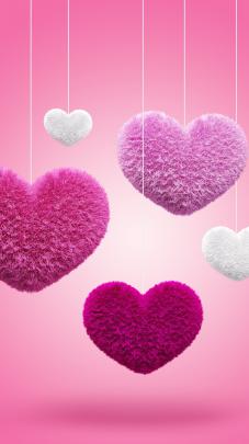 Pink Heart Wallpapers (70+ images)