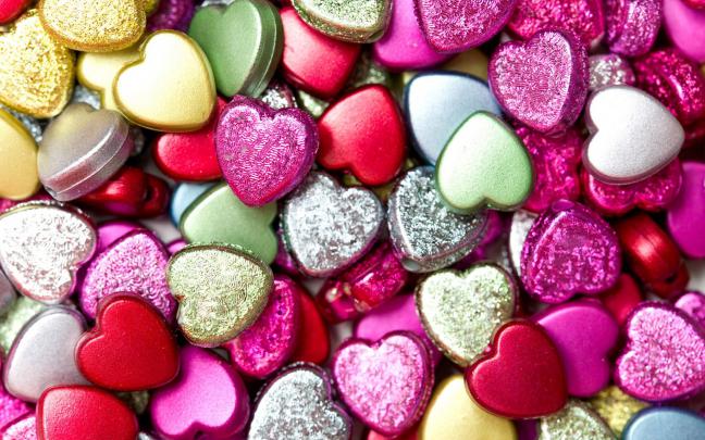 Colorful Hearts Wallpaper (66+ images)