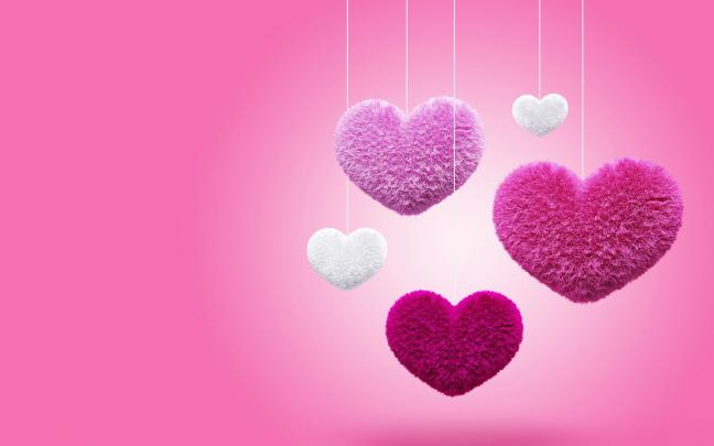 Pink Heart Backgrounds \u00b7\u2460 