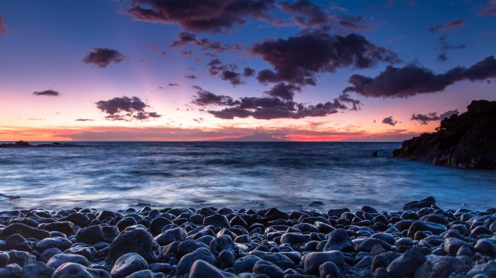 High quality picture of sea, desktop wallpaper of beach, rocks 