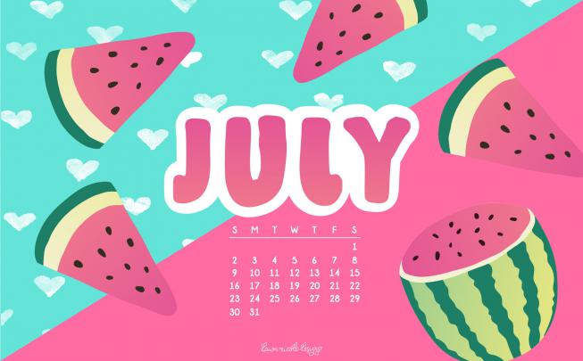 July 2017 Calendar + Tech Pretties | Dawn Nicole Designs\u00ae