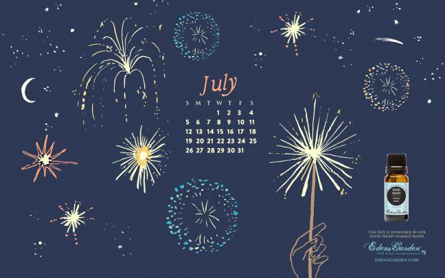 [50+] July Calendar Wallpaper 