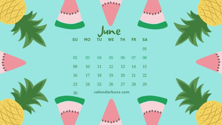 June 2019 Calendar HD Wallpapers | CalendarBuzz | Calendar wallpaper 