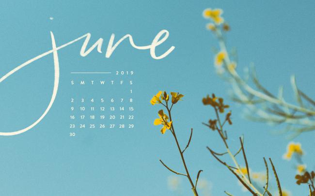 Free, Downloadable Tech Backgrounds for June 2019 | The Everygirl
