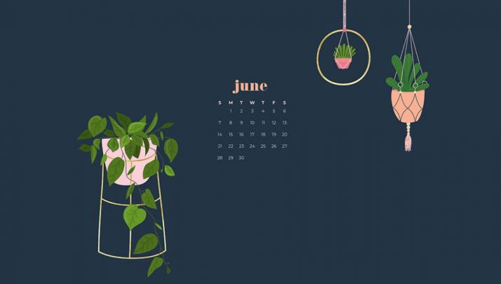 Free June wallpapers \u2014 9 designs in Sunday \u0026 Monday starts | Wallpaper 