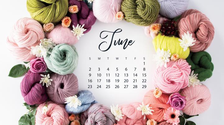 Free Downloadable June 2019 Calendar - KnitPicks Staff Knitting Blog