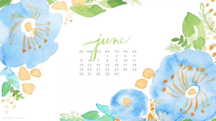 Desktop Wallpapers Calendar June 2016
