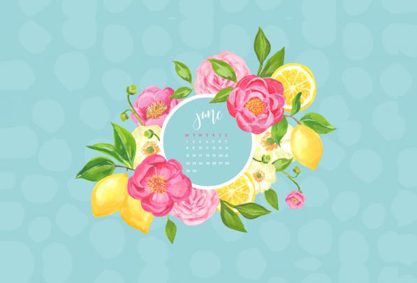 June 2020 Desktop Wallpaper in 2020 | Calendar wallpaper, Desktop 