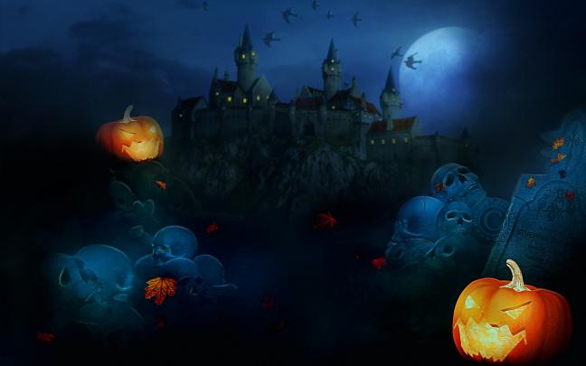 50+ Scary Halloween 2019 Wallpapers HD, Backgrounds, Pumpkins, Witches 