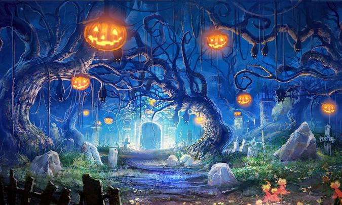 25 Scary Halloween 2017 HD Wallpapers \u0026 Backgrounds \u2013 Designbolts