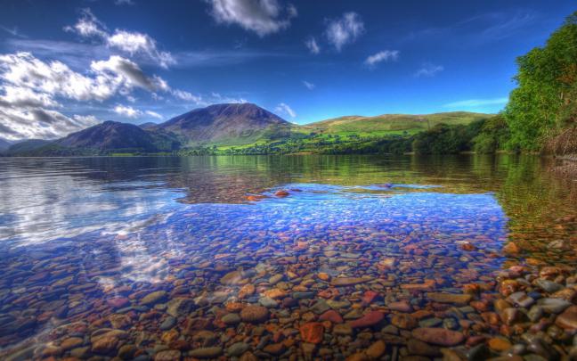 nature, Lake, Water, Stones Wallpapers HD \/ Desktop and Mobile Backgrounds