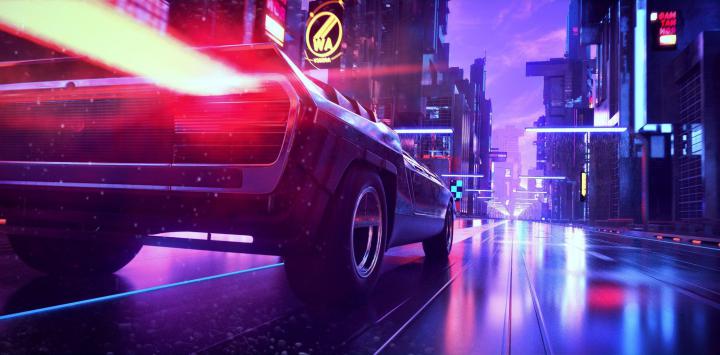 Synthwave Car Wallpaper 1920x1080 - Free 4K Wallpaper