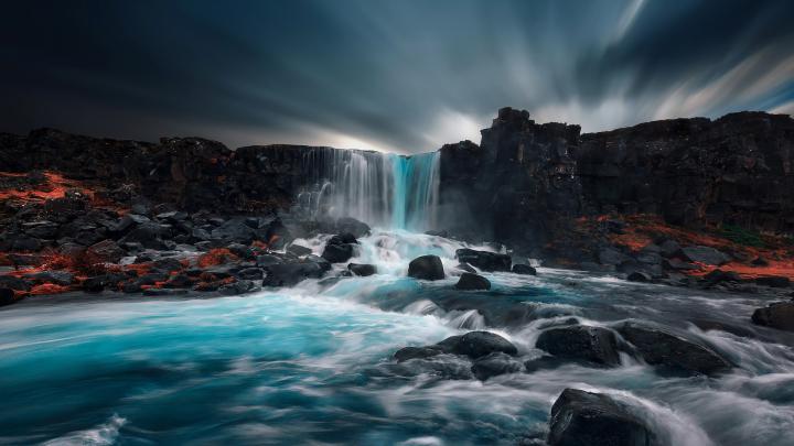 1920x1080 Waterfall Rocks 4k Laptop Full HD 1080P HD 4k Wallpapers 