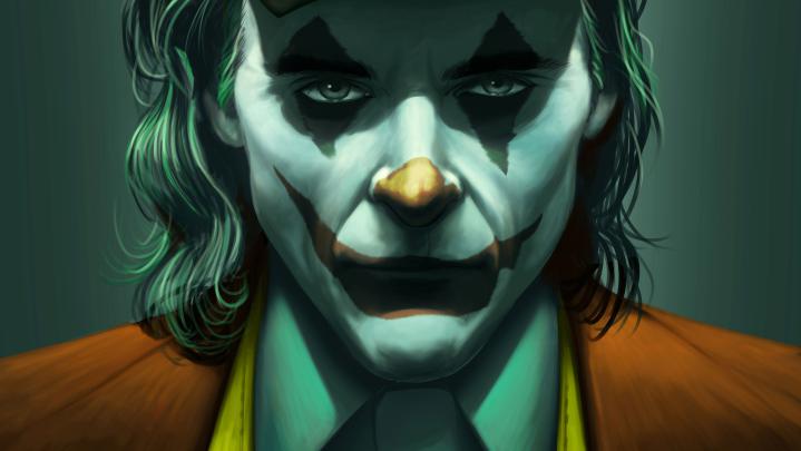 4K Wallpaper 1920X1080 Joker - Joker Illustration Minimalist Wallpaper 