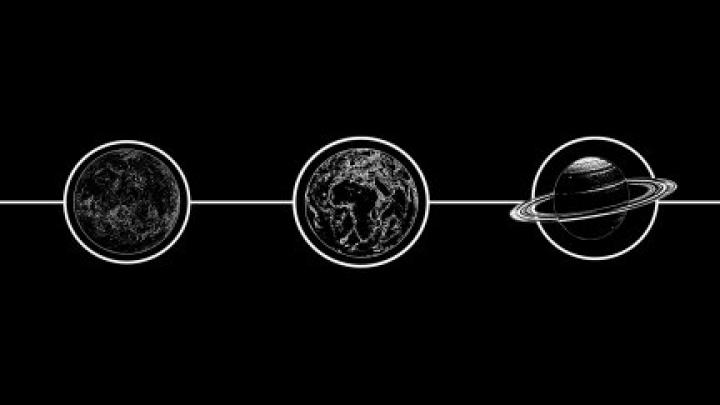 Saturn, Venus, Earth, space, Photoshop, abstract | 1920x1080 Wallpaper 