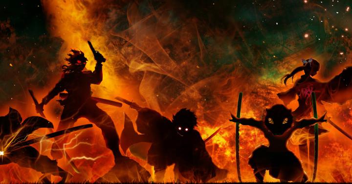 8pillarsdemonslayerdo1: Demon Slayer Animated Wallpaper 1920X1080 