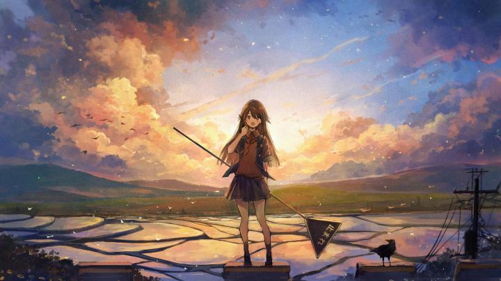 1920x1080 Anime Girl4k Laptop Full HD 1080P HD 4k Wallpapers, Images 
