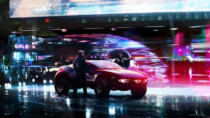 Cyberpunk Car Wallpapers - Top Free Cyberpunk Car Backgrounds 