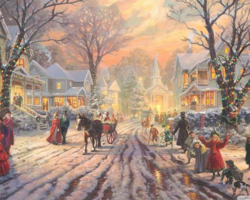 Free download Carol By Thomas Kinkade Wallpaper 1920x1080 Wallpoper 