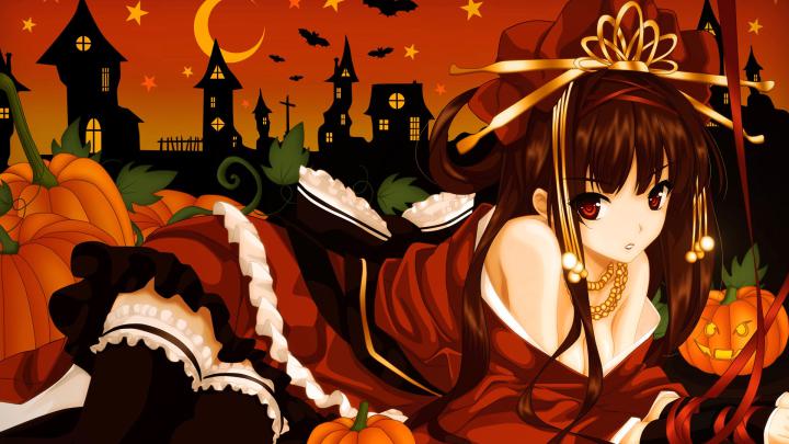 14++ Anime Halloween Wallpaper 1920x1080 - Sachi Wallpaper