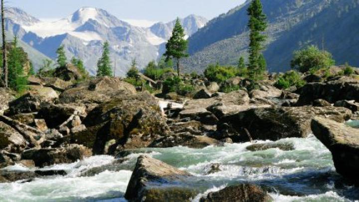 river, rocks, mountains, water, landscape | 1920x1080 Wallpaper 