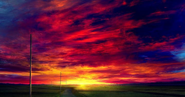 Anime Landscape Wallpaper 1920x1080 Hd - Hachiman Wallpaper
