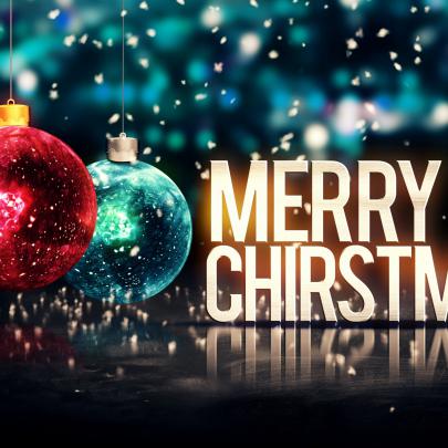 Merry Christmas Balls Glitter 4K Ultra HD Desktop Wallpaper \u2013 HD 
