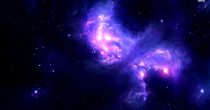 Purple Space Wallpaper 1920X1080 | Wallpapers Gallery