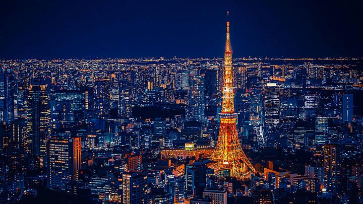 Wallpaper Tokyo Tower, City Lights, Cityscape, Night Light \u2022 Wallpaper 