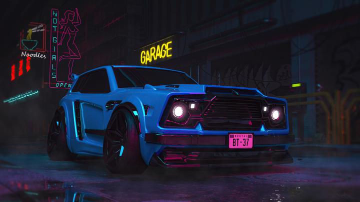 1920x1080 Rocket League X Cyberpunk 2077 Project 5k Laptop Full HD 