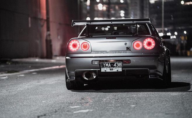 Jdm Wallpaper 4K 1920X1080 : Nissan Skyline GT R R34, Nissan GT R R35 